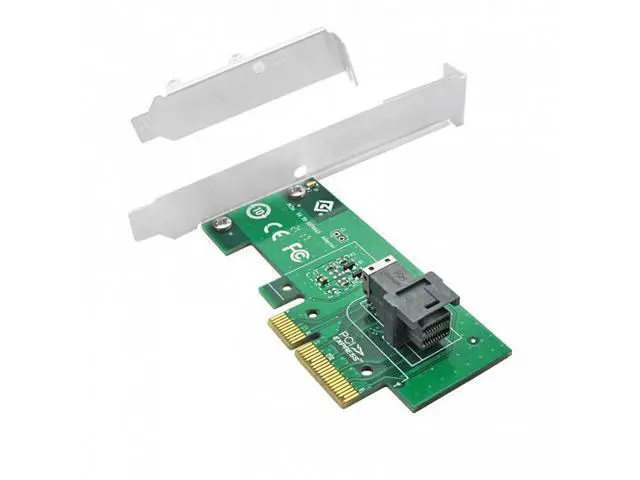 Alt view image 5 of 7 - HKCY SF-024 PCI-E 4X to U.2 U2 Kit SFF-8639 NVME PCIe SSD Adapter for Mainboard SSD 750 p3600 p3700 M.2 SFF-8643