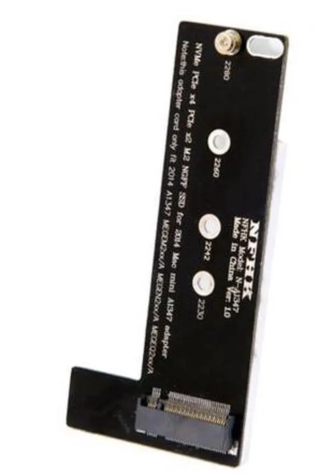Alt view image 3 of 7 - M.2 NGFF M-Key NVME SSD Convertor Card for 2014 Macbook Mini A1347 MEGEN2 MEGEM2 MEGEQ2 SA-003
