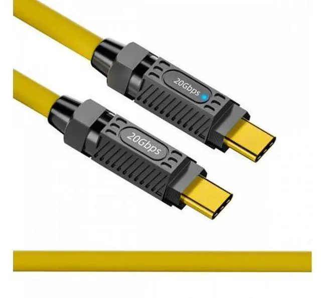 Main image of 1.0M Ultra Soft High Flex USB-C USB4 Cable 20Gbps 140W 8K for Gaming Keyboard Mouse Type-C Male to Male Cable Power & Data