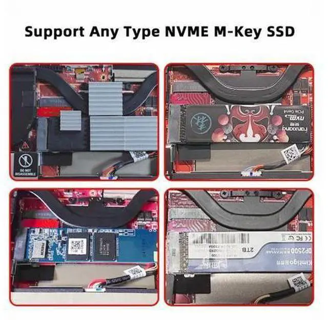 Alt view image 7 of 7 - NVME M-Key 22x30mm to 22x80mm NGFF Extension SSD Upgrade Adapter Compatible with ROG Ally Gaming