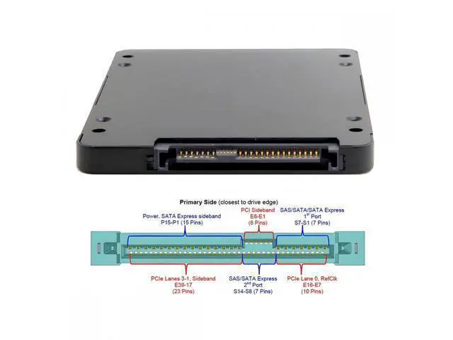 Alt view image 3 of 5 - SFF-8639 NVME U.2 to M.2 M-Key PCIe SSD Case Enclosure for Mainboard Replace SSD 750 p3600 p3700