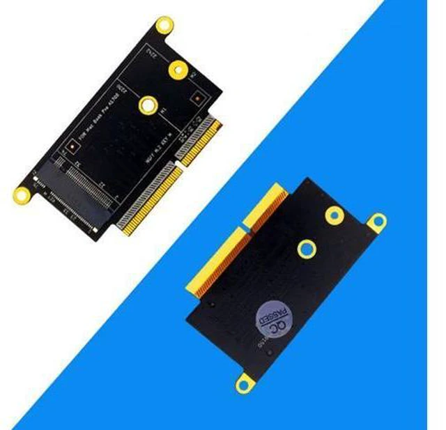 Alt view image 7 of 7 - M.2 NGFF M-Key NVME SSD Convert Card fit for Macbook Pro 2016 2017 13" A1708 A1707 A1706 SA-023