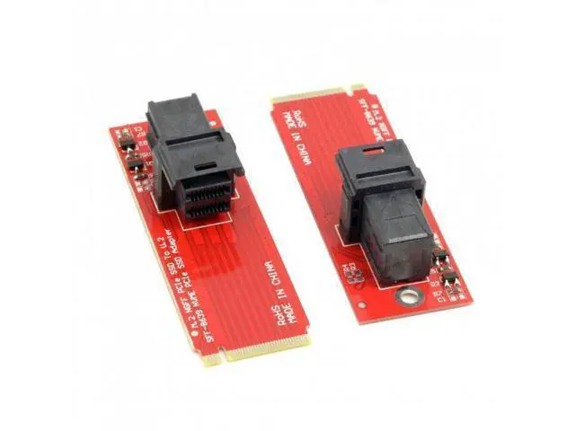 Alt view image 7 of 7 - SM U.2 U2 Kit SFF-8639 NVME PCIe SSD Adapter for Mainboard Intel SSD 750 p3600 p3700 M.2 SFF-8643 Mini SAS HD