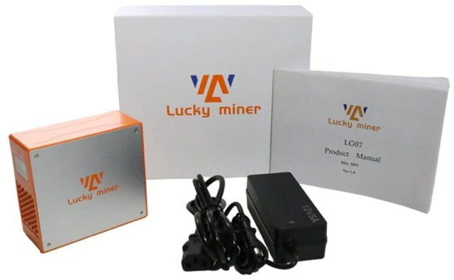 Alt view image 5 of 5 - DigLucky LuckyMiner LG07 11 MH/s Scrypt Desktop Solo Miner, 12W ASIC Miner Node, 2.4GHz WiFi Dogecoin Miner Hardware