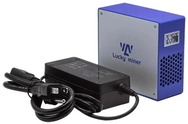 Alt view image 3 of 4 - DigLucky Lucky Miner LV07 1.0 TH/s SHA256 Desktop Solo Miner, 25W Micro-Power ASIC Miner Node, Whisper-Quiet Bitcoin Crypto Miner with 2.4GHz WiFi, Home Office Compatible, 1 Set