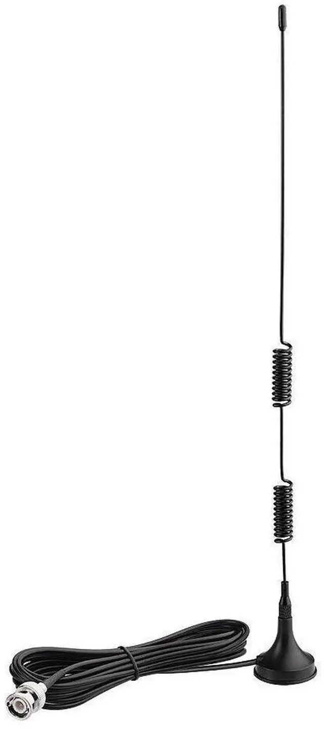 Main image of VHF UHF Ham Radio Police Scanner Amateur Radio Mobile Radio Scanner Antenna Magnetic Base BNC Male Antenna Compatible with Uniden Bearcat Whistler Radio Shack Police Scanner Ham Radio