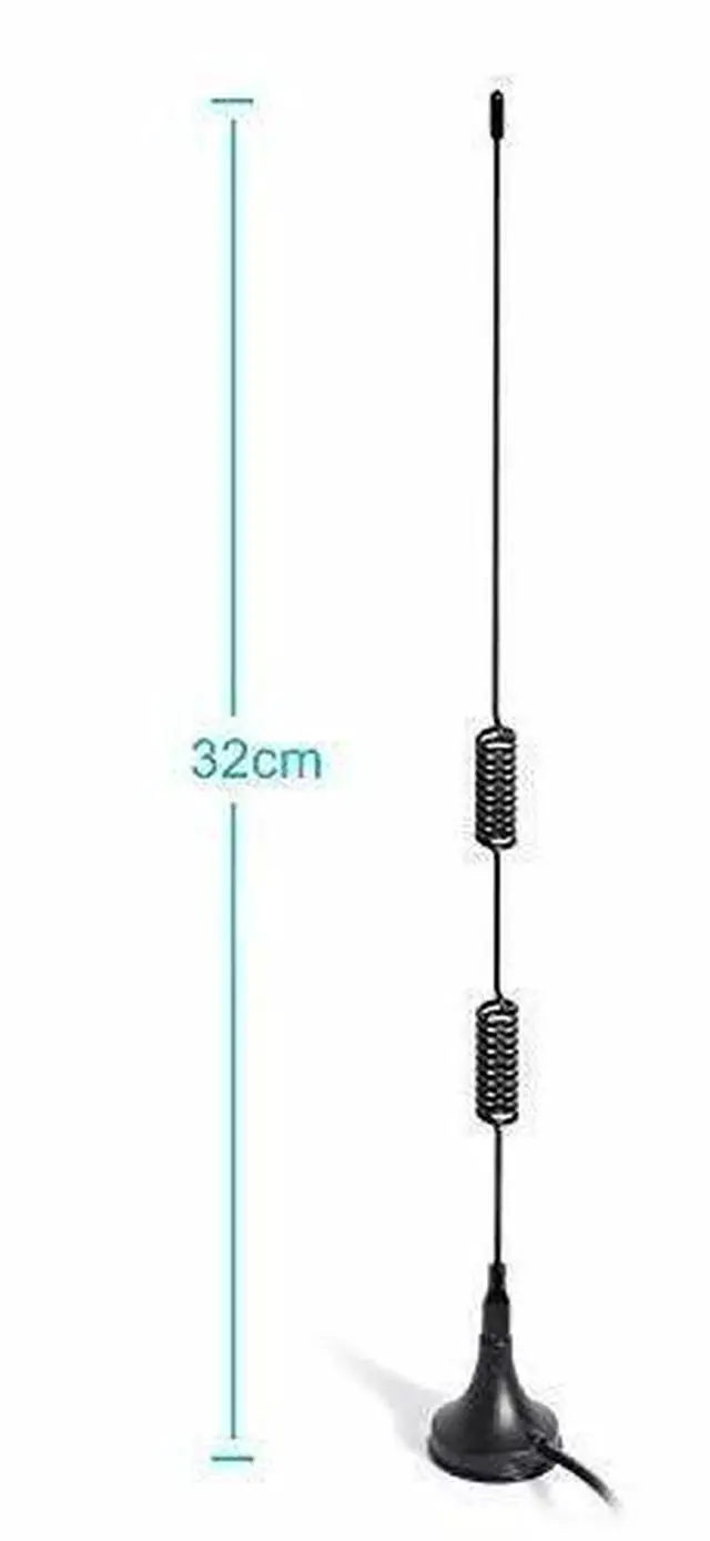 Alt view image 2 of 6 - VHF UHF Ham Radio Police Scanner Amateur Radio Mobile Radio Scanner Antenna Magnetic Base BNC Male Antenna Compatible with Uniden Bearcat Whistler Radio Shack Police Scanner Ham Radio