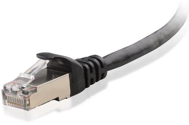 Alt view image 3 of 4 - 5-Pack Snagless Short Shielded Cat6A Ethernet Cable 5 ft (SSTP SFTP Shielded Ethernet Cable Shielded Cat6 Cable Cat 6 Shielded Network Cable) in Black