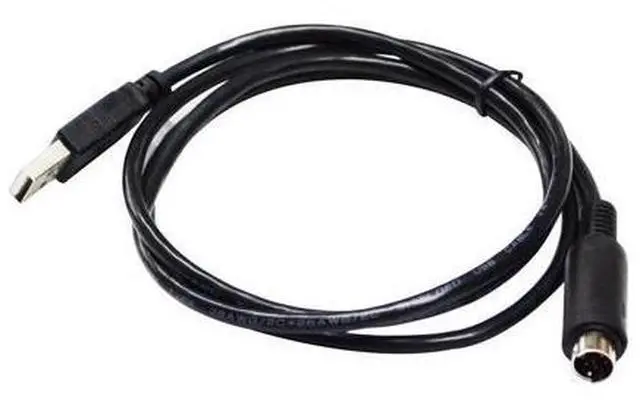 Alt view image 2 of 6 - USB A 2.0 TO MINI DIN 7 PIN MD7 MALE ADAPTER IK MULTIMEDIA IRIG STREAM KEYS 2 PRO DUO I/O MIDI KEYBOARD PC DATA EXTENSION CABLE 2M Length(2M Length)