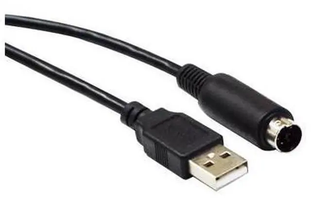 Alt view image 5 of 6 - USB A 2.0 TO MINI DIN 7 PIN MD7 MALE ADAPTER IK MULTIMEDIA IRIG STREAM KEYS 2 PRO DUO I/O MIDI KEYBOARD PC DATA EXTENSION CABLE 2M Length(2M Length)