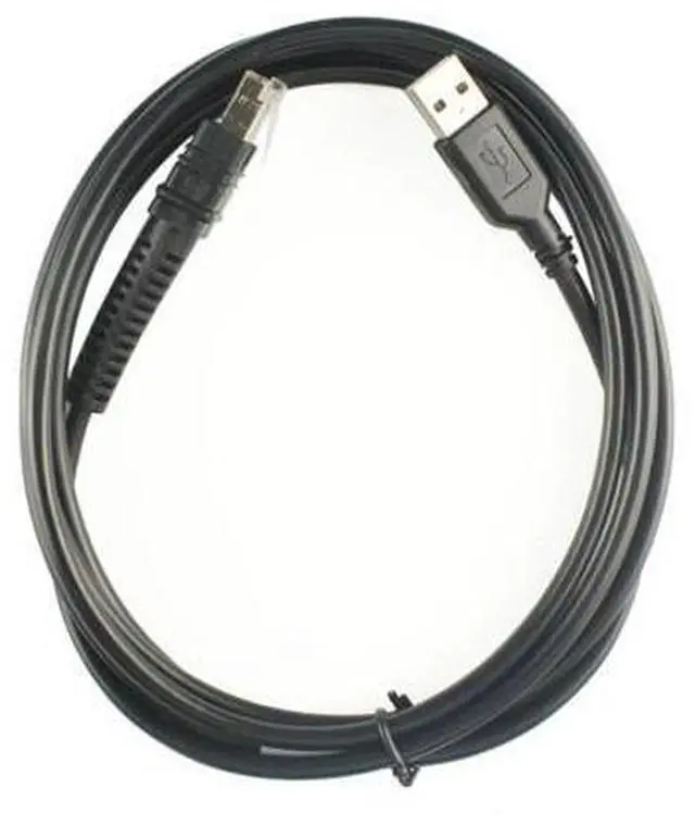 Main image of Cable de datos para escáner Zebra LI3608 LI3678 DS3608 DS3678, Cable de escáner de código de barras, USB, 2M, nuevo