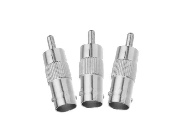 Alt view image 2 of 3 - 2Pcs/lot BNC Female to RCA Male Coax Cable Connector Coupler Adapter for CCTV Camera Audio Camera security Surveillance system