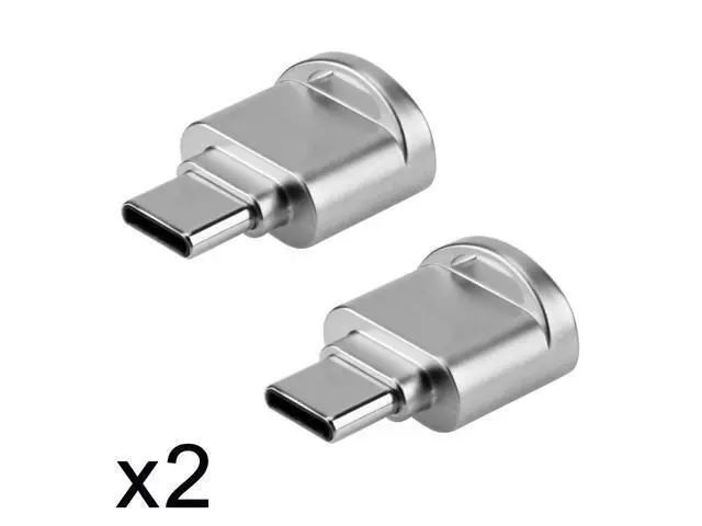 Alt view image 3 of 3 - 2pcs USB-C USB 2.0 Type C to Micro SD SDXC TF Card Reader Adapter for Laptop & Cell Phone