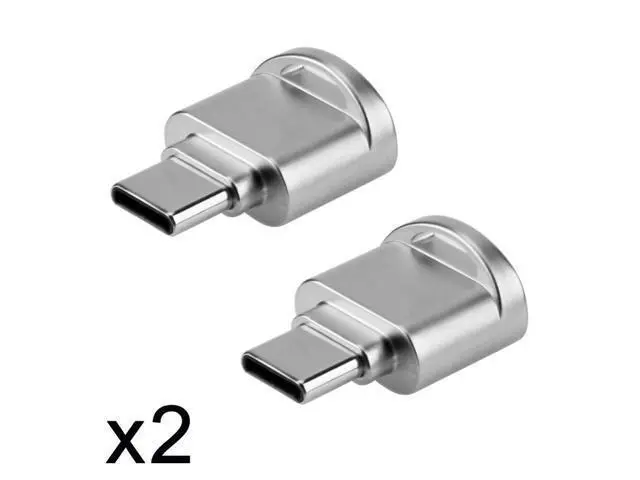 Alt view image 2 of 3 - USB-C USB 2.0 Type C to Micro SD SDXC TF Card Reader Adapter for Laptop & Cell Phone 2pcs