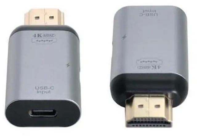Main image of HDTV Sink HDTV & PD Power Adapter 4K 60hz 1080p to USB-C Type C Female Source for Phone & Laptop