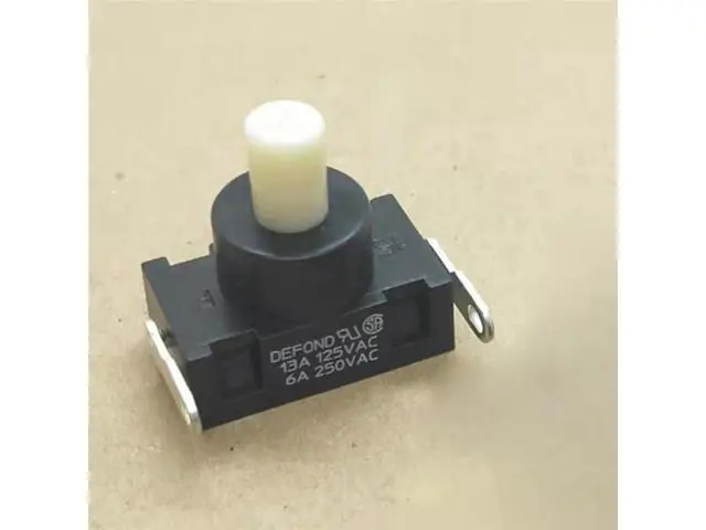 Alt view image 5 of 7 - 1pc 2plug 250VAC 6A/ 125V 13A Self-Locking Power Button For DEFOND DPC-1114 Switch For High Power Vacuum Cleaner Parts