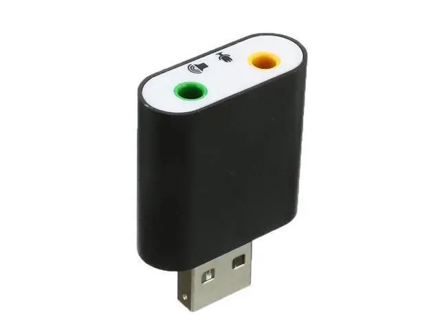 Alt view image 2 of 5 - 1pcs Audio Sound Card Adpater Mini External USB 2.0 7.1 CH Virtual Audio Sound Card Adapter Converter for Notebook PC