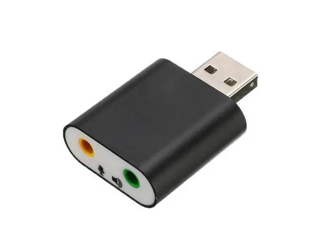 Alt view image 3 of 5 - 1pcs Audio Sound Card Adpater Mini External USB 2.0 7.1 CH Virtual Audio Sound Card Adapter Converter for Notebook PC