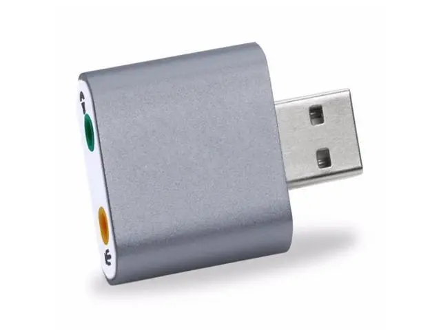 Alt view image 5 of 5 - 1pcs Audio Sound Card Adpater Mini External USB 2.0 7.1 CH Virtual Audio Sound Card Adapter Converter for Notebook PC