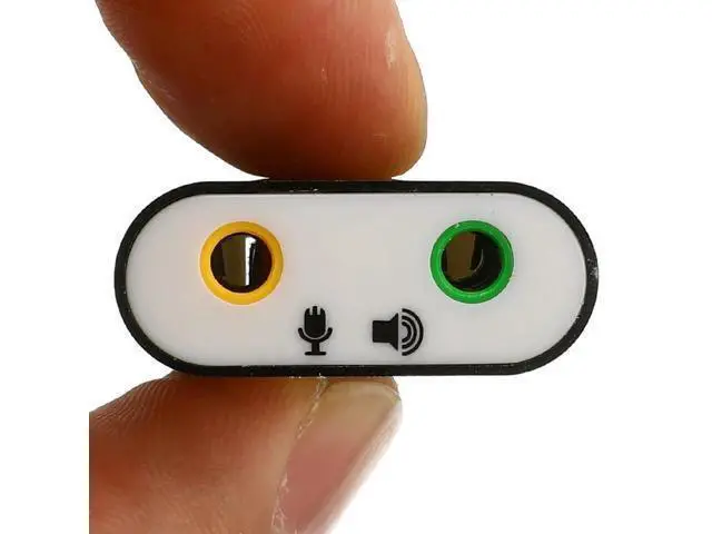 Alt view image 4 of 5 - 1pcs Audio Sound Card Adpater Mini External USB 2.0 7.1 CH Virtual Audio Sound Card Adapter Converter for Notebook PC