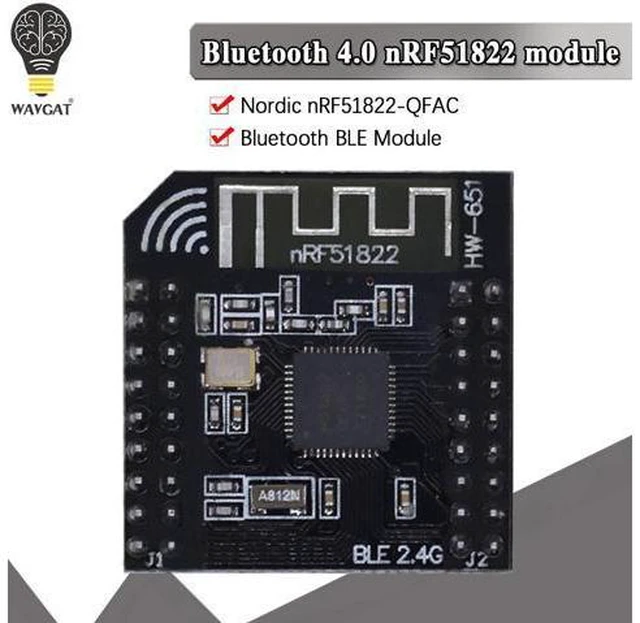 Main image of WAVGAT NRF51822 2.4G Wireless Module Wireless Communication Module Bluetooth module / zigbee module / DMX512