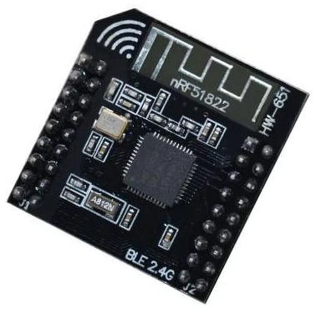 Alt view image 2 of 3 - WAVGAT NRF51822 2.4G Wireless Module Wireless Communication Module Bluetooth module / zigbee module / DMX512