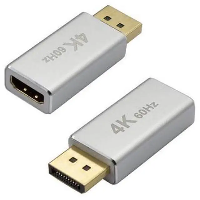 Main image of Aluminum 4K Displayport DP to HDmi-Compatible Adapter 4K 2K@60Hz 1080P Female To Male For PC Laptop Projector Converter