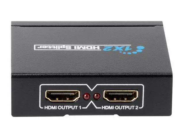 Alt view image 4 of 7 - Monoprice Blackbird 4K Mini 1x2 HDMI Splitter | USB-Powered, 4K Ultra HD, 1080p @60Hz