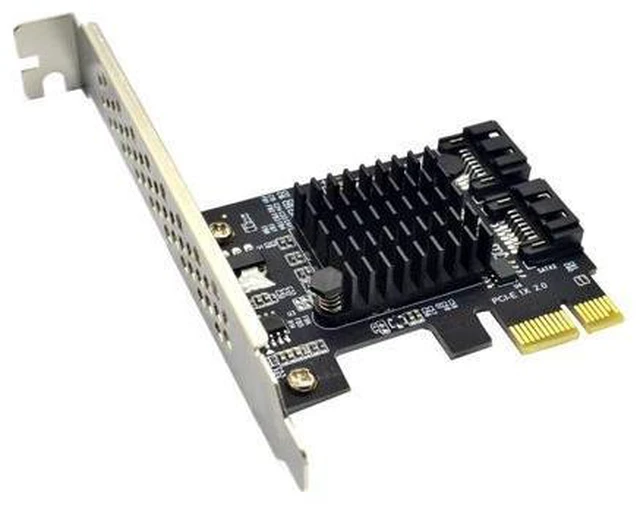 Main image of SATA 1X 4X 8X 16X Cards PCI Express to SATA 3.0 2-Port SATA III 6Gbps Expansion Adapter Boards with Marvel 9125 chip