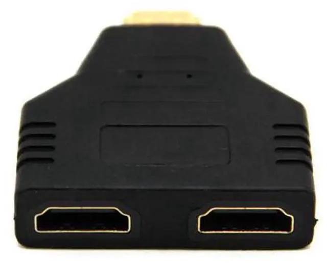 Main image of 1080P 1 HDMI-compatible Male In to 2 Female Out HD 1.4 Switch Splitter Adapter 1x2 Video Converter for PC Laptop