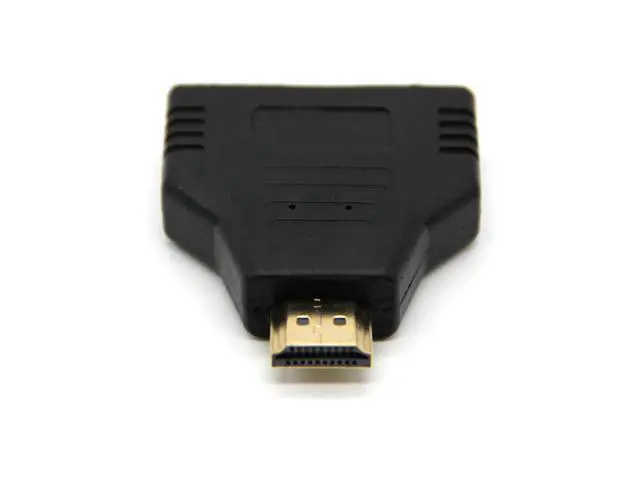 Alt view image 2 of 2 - 1080P 1 HDMI-compatible Male In to 2 Female Out HD 1.4 Switch Splitter Adapter 1x2 Video Converter for PC Laptop