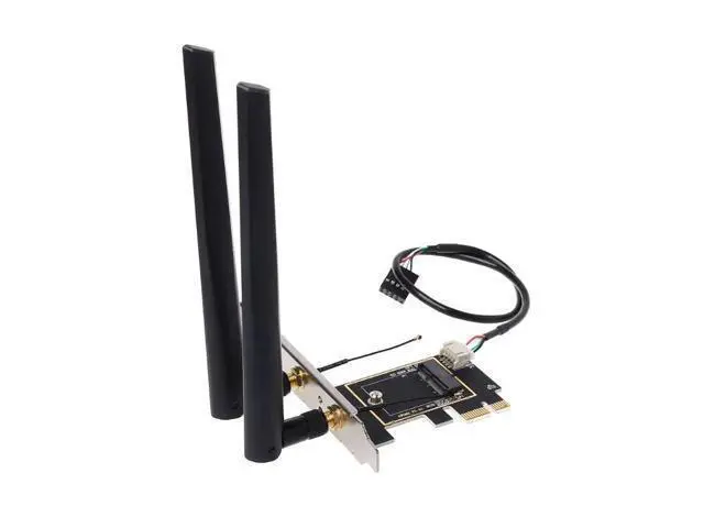 Alt view image 2 of 5 - 1Set M.2 to PCI-E Converter Desktop Wireless WiFi Bluetooth Network Card Adapter Board Converter Kit New