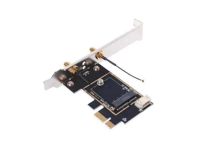 Alt view image 3 of 5 - 1Set M.2 to PCI-E Converter Desktop Wireless WiFi Bluetooth Network Card Adapter Board Converter Kit New