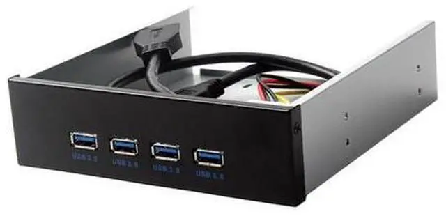 Main image of USB 3.0 HUB 4 Ports Front Panel to Motherboard 20Pin Connector Cable for 5.25" CD-ROM Bay