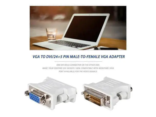 Alt view image 3 of 5 - stock DVI D Male To VGA Female Socket Adapter Converter VGA to DVI/24+1/24+5 P Male to VGA Female Adapter Converter hot