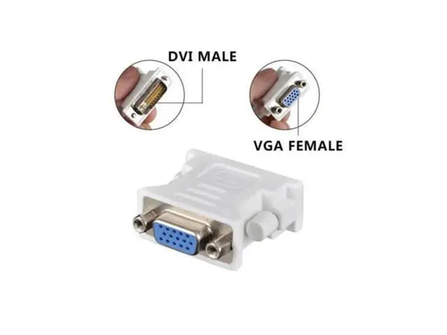 Alt view image 4 of 5 - stock DVI D Male To VGA Female Socket Adapter Converter VGA to DVI/24+1/24+5 P Male to VGA Female Adapter Converter hot