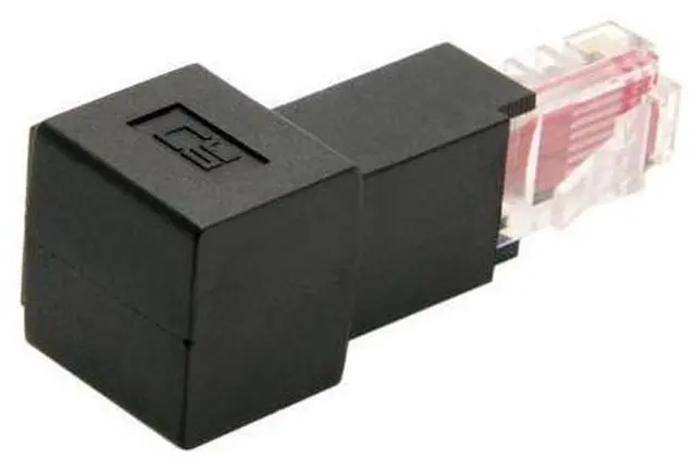 Main image of Chenyang Up Angled 90 Degree 8P8C FTP STP UTP Cat 5e Male to Female Lan Ethernet Network Extension Adapter