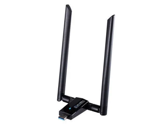 Alt view image 3 of 3 - Wireless Network Card 1200Mbps Long Range AC1200 Dual Band 5G+2.4G Wireless USB 3.0 WiFi Adapter 802.11Ac Wifi Antennas