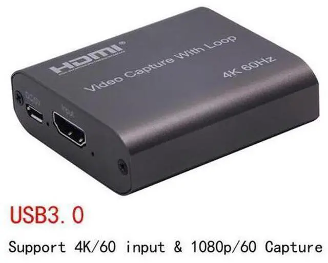 Main image of HDMI Video Capture Card HD 1080P 4K 60Hz HDMI To USB 3.0 Video Capture Board Game Record Live Streaming Broadcast Local Loop Out