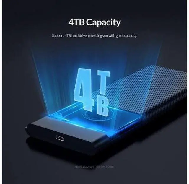 Alt view image 4 of 6 - 2.5 Inch HDD Case SATA to USB 3.0 5Gbps 4TB HDD SSD Enclosure Support UASP HD External Hard Disk Box for 7-9.5mm HDD Box