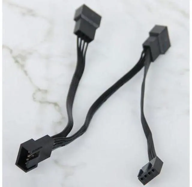 Main image of Fan pwm splitter FAN HUB Fan 4pin to 3 x 4pin/3pin PWM Extension Cables 4pin to 3 Ways Y Splitter Cable Adapter