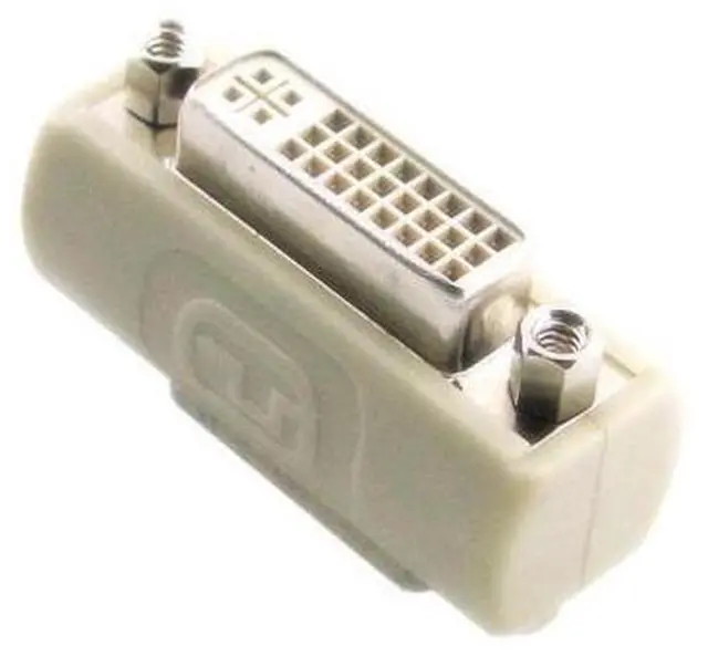 Alt view image 2 of 5 - DVI 24 5 Female to DVI 24 5 Female Video Converter Adapter Coupler 180D Straight