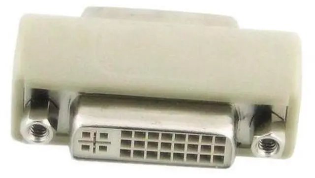 Alt view image 3 of 5 - DVI 24 5 Female to DVI 24 5 Female Video Converter Adapter Coupler 180D Straight