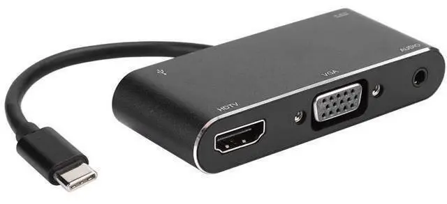 Main image of USB Docking Station, Type-C Docking Station Support HD 4K 1080P Resolution for Mobile Phone Computer, Interface for HDMI/VGA 3.2mm Audio/USB3.0/YSB-C