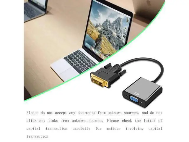 Alt view image 4 of 5 - DVI(24+5) Dual Link Female to VGA 15 Male Monitor Adapter Converter For HDTV for PC Computer Converter