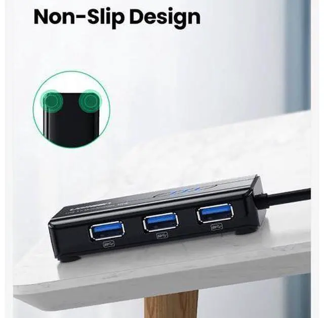 Alt view image 5 of 7 - Ugreen USB Ethernet Adapter Hub USB 3.0 to RJ45 Lan 10/100/1000M Network Card for Xiaomi Mi Box 3/S USB Lan For Macbook