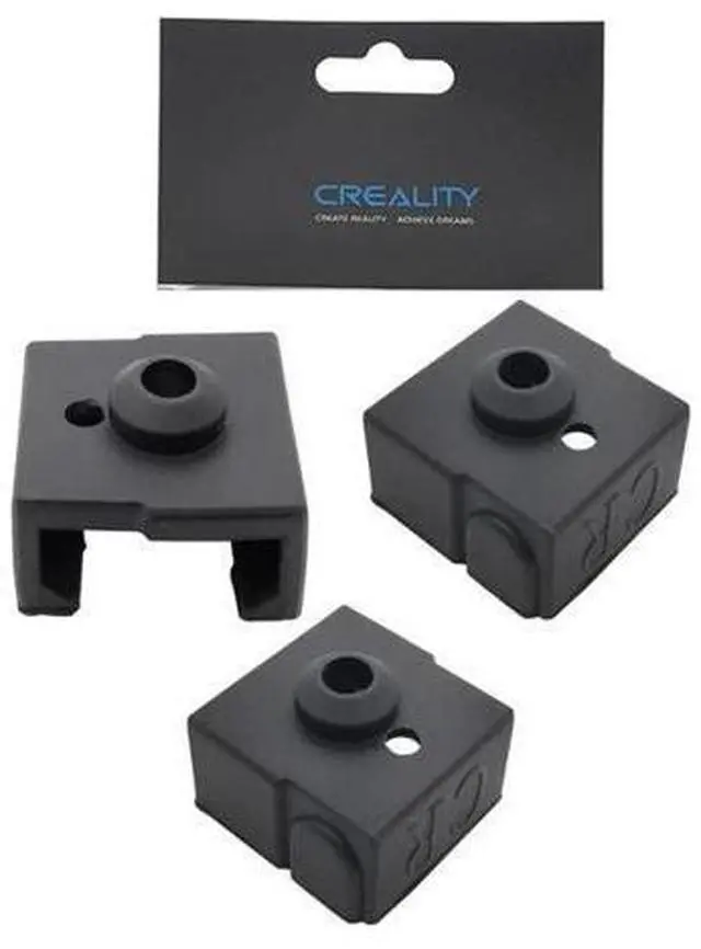 Main image of CREALITY 3D 3Pcs/Lot Heater Block Silicone Cover MK7/MK8/MK9 Hotend For CR-6 SE/CR-10/Ender-3/Ender-3 V2