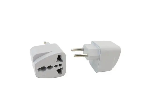 Alt view image 4 of 6 - 1/2/5pcs Universal itlay Plug Adapter USA To Euro Europe Travel Wall AC Power Charger Adapter Converter 2 Round Pin Socket(itlay) (2pcs)