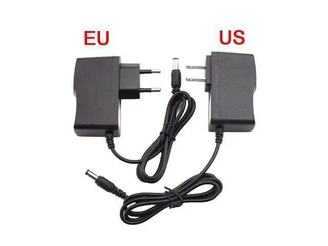 Alt view image 6 of 6 - AC 100V-240V DC Power supply Adapter plug Converter 12V 1A 1000ma For LED Strip Light CCTV Charger Switch 5.5mmx2.5mm US/EU plug (US plug )
