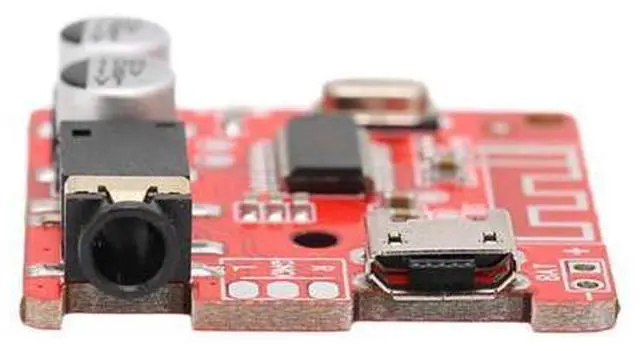 Alt view image 3 of 7 - Bluetooth Stereo Amplifier Board WAV+APE+FLAC+MP3 Lossless Decoding Format 3.7-5V Bluetooth Decoding Board with LED Indicator
